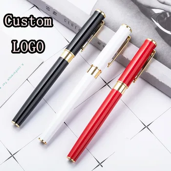 

High Grade Metal Gel Pen Business Signature Pen Gift Pens Office Supplies Can Be Customized Logo Student Supplies