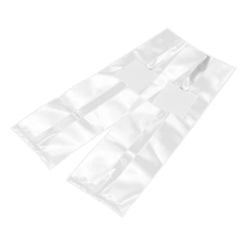 

50Pcs 10x20 Inch PVC Mushroom Spawn Grow Bag Substrate Hight Temp Pre Sealable Garden Supplies Grow Bags