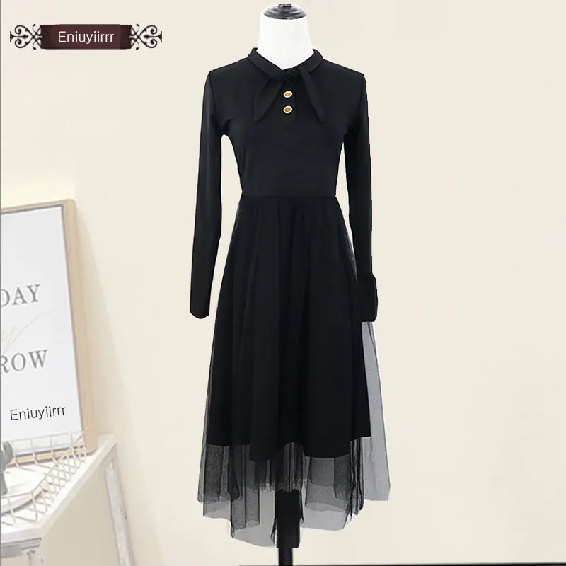 cute long black dresses