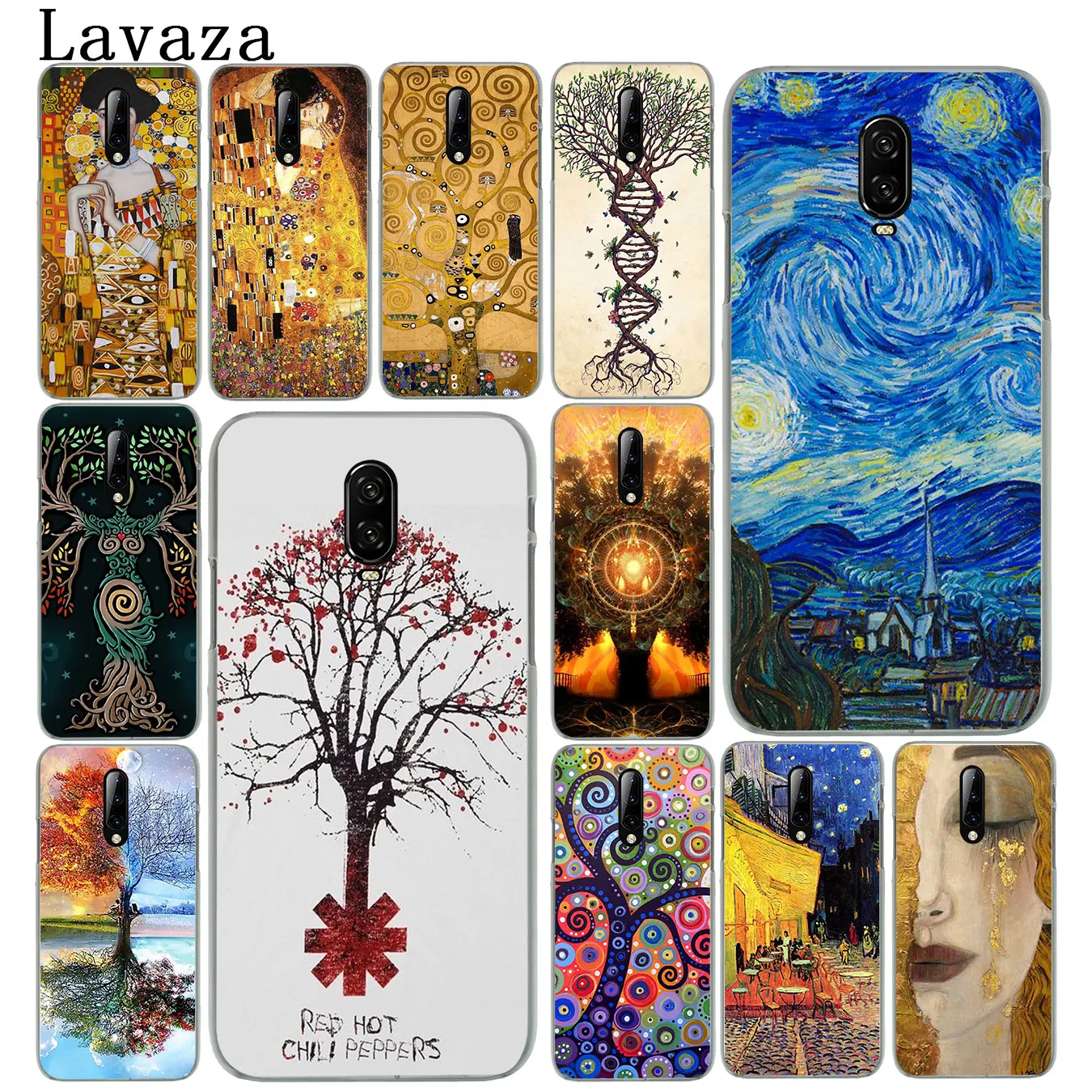 Lavaza Gustav Klimt Tree of Life Golden Tears Oil Hard Plastic Cell Phone Case for Oneplus 7 7T Pro 6 6T 5 5TOne Plus 7Pro | Мобильные