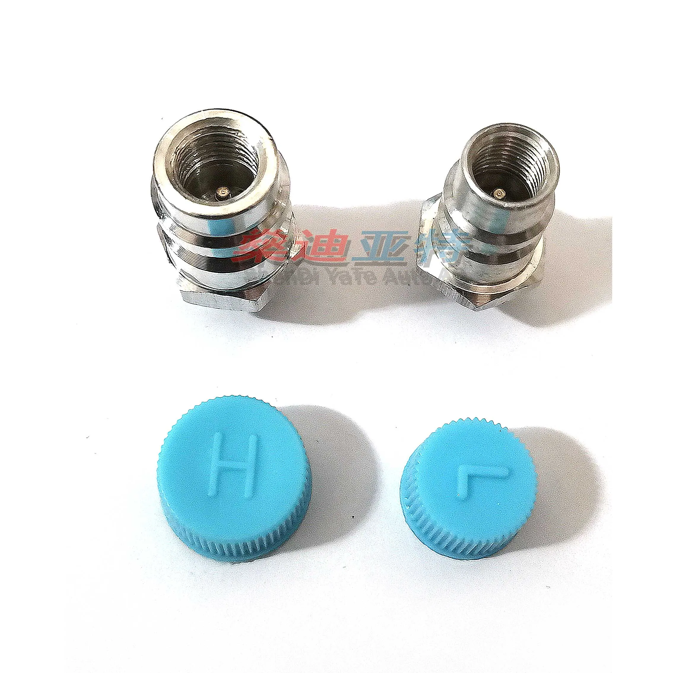 Universal R134a Automotive Air Conditioning Refrigerant Valve Pipe Fluoride Nozzle Valve Core Cover Cap