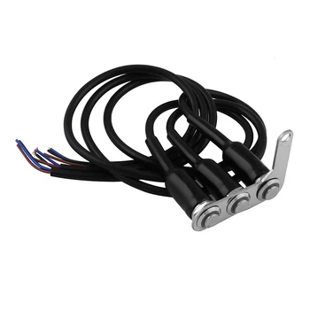 

Motorcycle Left Switch Handlebar Adjustable Mount Waterproof Switches 3 Buttons For Headlight Horn Turn Signal With LED
