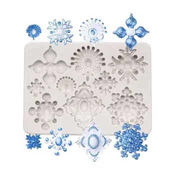 

European Style Embossed Silicone Mold Fondant Cake Chocolate Decorating Sugarcraft Mould Baking Tool