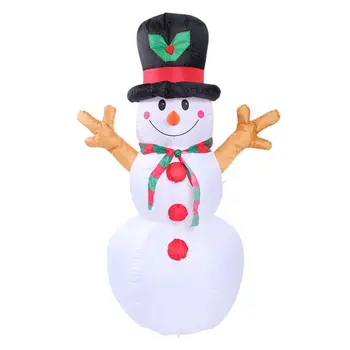 

1.6M Inflatable Film Christmas Snowman Props Christmas Home Garden Party Decor M6CE