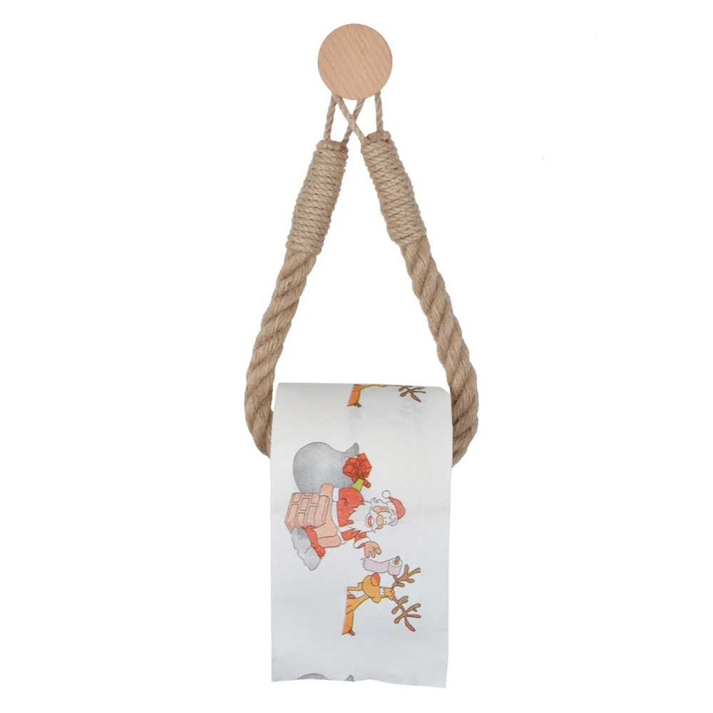 Boho Decor Toilet Paper Towel Holder Stand Wall Mounted Bathroom Paper Set Organizer Toilet Roll Holder Wall Home Accessories