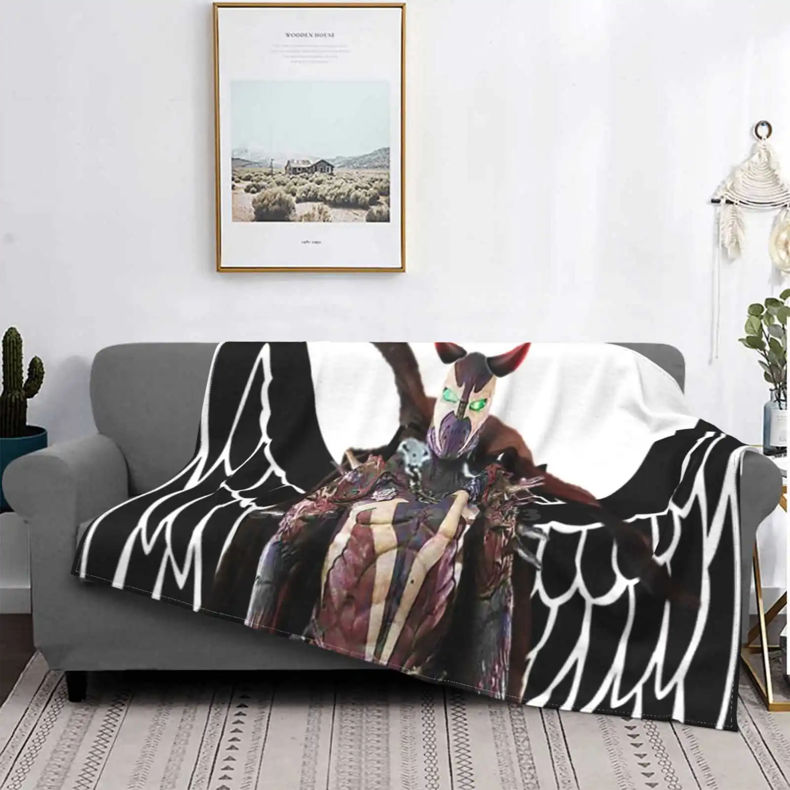 Nuovo Sp @ Wn Ultimo Super Soft Warm Light Thin Coperta Spawn New Spawn Hero Angel Demon Hell Heaven