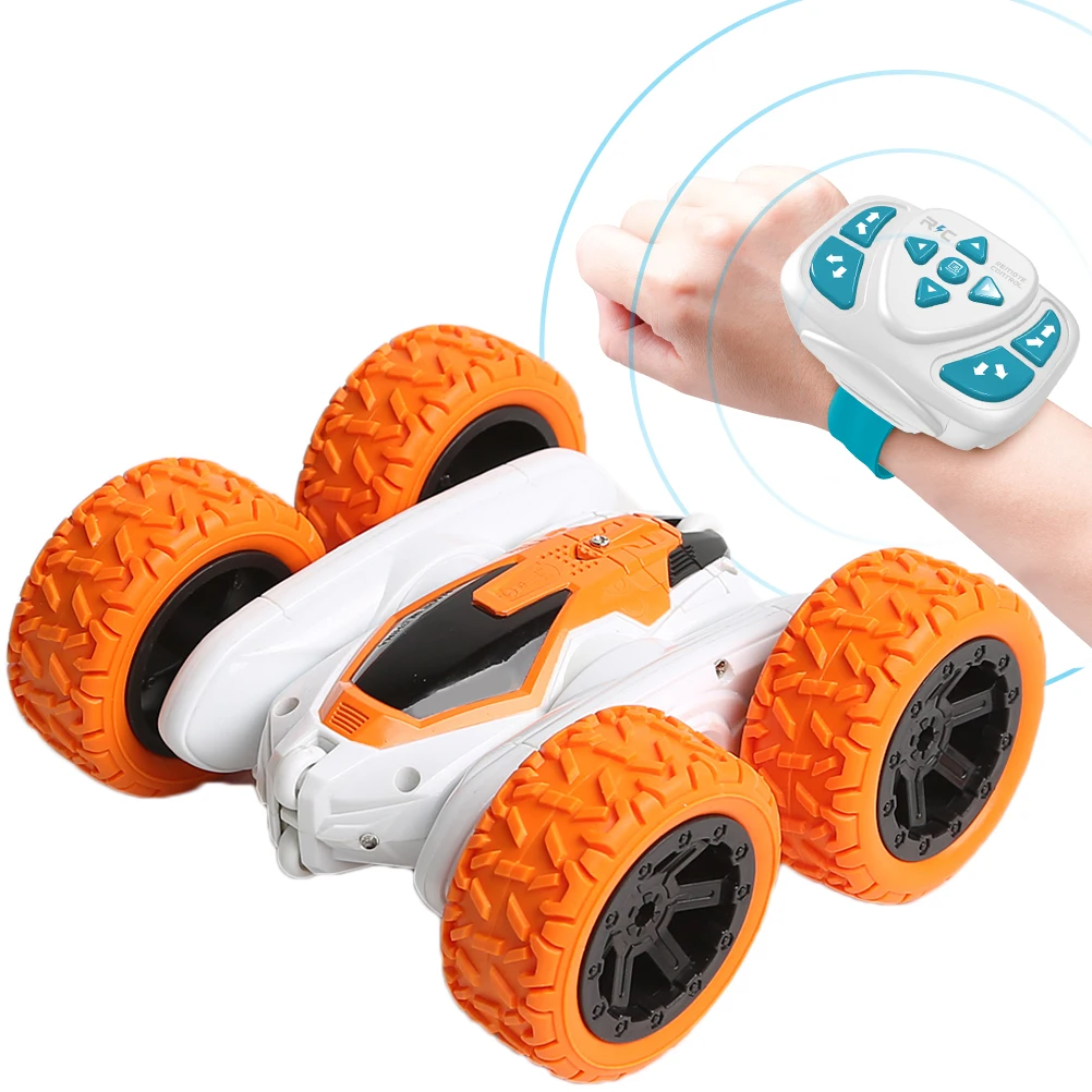 RC автомобиль 2 4G каскадер двухсторонние модели автомобиля 360 градусов трюк