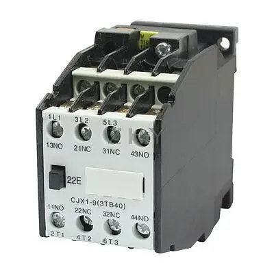 

CJX1-9 3 Pole 2NO 2NC 110V 50HZ Coil AC Contactor for Motor Control