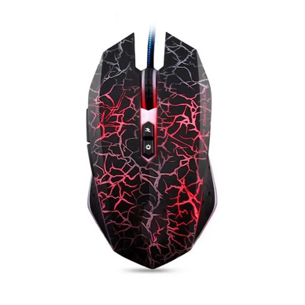 Эргономичная Проводная игровая мышь с 7 кнопками 5500 dpi светодиодный USB компьютерная мышь для геймеров X7 Silent Mause с подсветкой для ПК и ноутбука