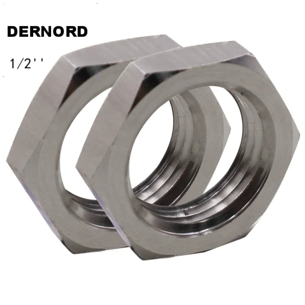 DERNORD из нержавеющей стали 304 2 шт 1/2 ''NPT гайка для нагревательного элемента