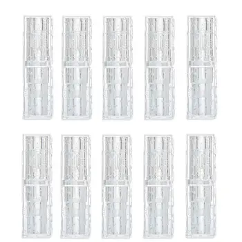 

10Pcs Clear Lip Balm Tubes Empty Lipstick Lip Balm Tubes with Caps DIY Lipstick Balm Containers Makeup Tool