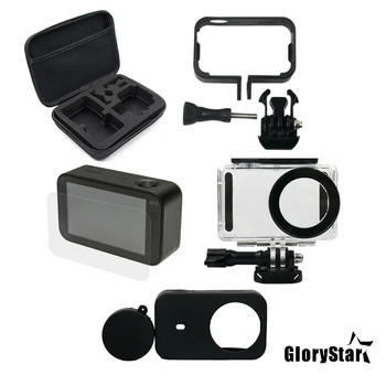 

For Xiaomi Mijia 4K Camera Kit Waterproof Housing Case +Storage bag Frame Shell Skin Case Cover Mijia Lens Cap Protector Film