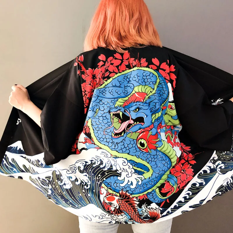 Kimono Women Yukata Haori Japanese Kimono Cardigan Yukata Female Japanese Streetwear Clothes Soft Girl Aesthetic Clothes FF
