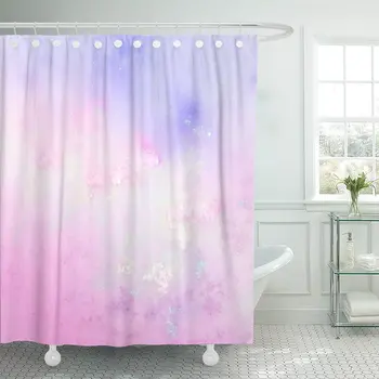 

Gentle Abstract in Light Pastel Tones Delicate and Unusual Shower Curtain Waterproof Polyester Fabric 60 x 72 Inches with Hooks