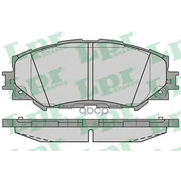 Колодки Тормозные Toyota Auris 1.4-1.6 07-/Corolla 1.4 07-/Rav 4 06- Передние Lpr 05p1258 Lpr арт. 05P1258