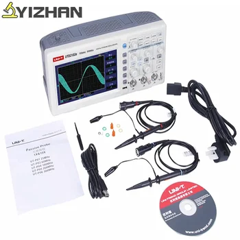 

YIZHAN UTD2102e 500Ms/S 100MHz 7" TFT 2 Channels Digital Oscilloscope Bench LCD Scopemeter Logic Analyzer Bandwidth Storage