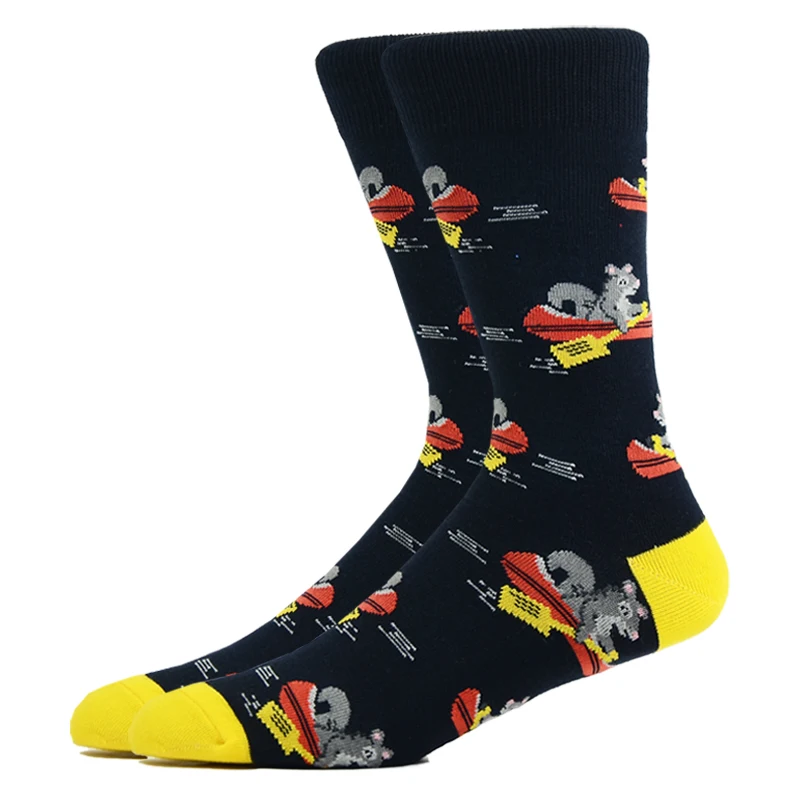 1 Pair Novelty Happy Funny Men Combed Cotton Socks Women Animal Dog Cosplay Crew Sock Christmas Gift 1 Pair Novelty Happy Funny Men Combed Cotton Socks Women Animal Dog Cosplay Crew Sock Christmas Gift