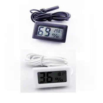 

Digital Thermometer Hygrometer Probe Meter for Incubator Reptile Greenhouse