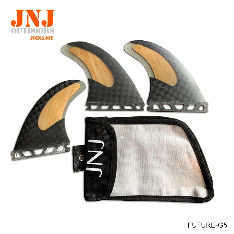 JNJ Абсолютно Новая высококачественная углеродная бамбуковая доски для серфинга плавники(доска для серфинга) стол FUTURE G5 M плавники