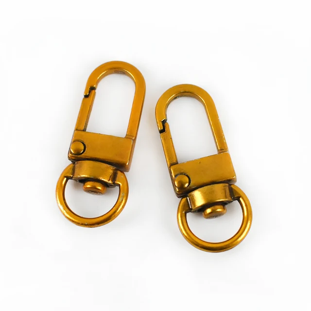 10/30pcs Metal Bag Buckle Dog Collar Buckles Handbag Strap Chain Clasps Lobster Swivel Snap Hook Buckle Hardware Leather Carfts OldGold