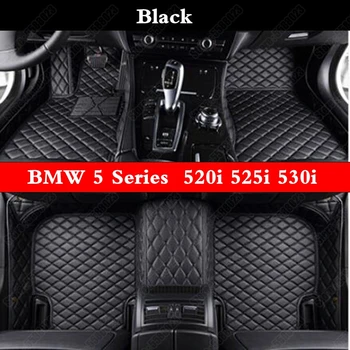 

Custom Car Floor Mats for BMW 5 Series 520i 525i 528i 530i 535i 540i 545i 550i E39 E61 F10 F11 G30 G31 Fit Sedan Foot Mat Carpet