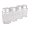 3pcs 40ml 37*60mm Glass Bottles with Aluminum Lids Spice Jars Storage Bottles Pill Container Potion Bottles For Wedding Favors 4