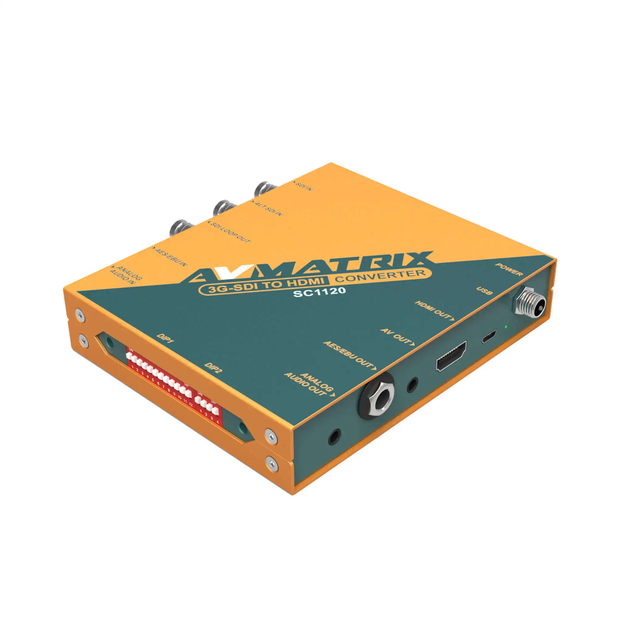Avmatrix SC1120 3G-SDI в HDMI и AV масштабирующий преобразователь