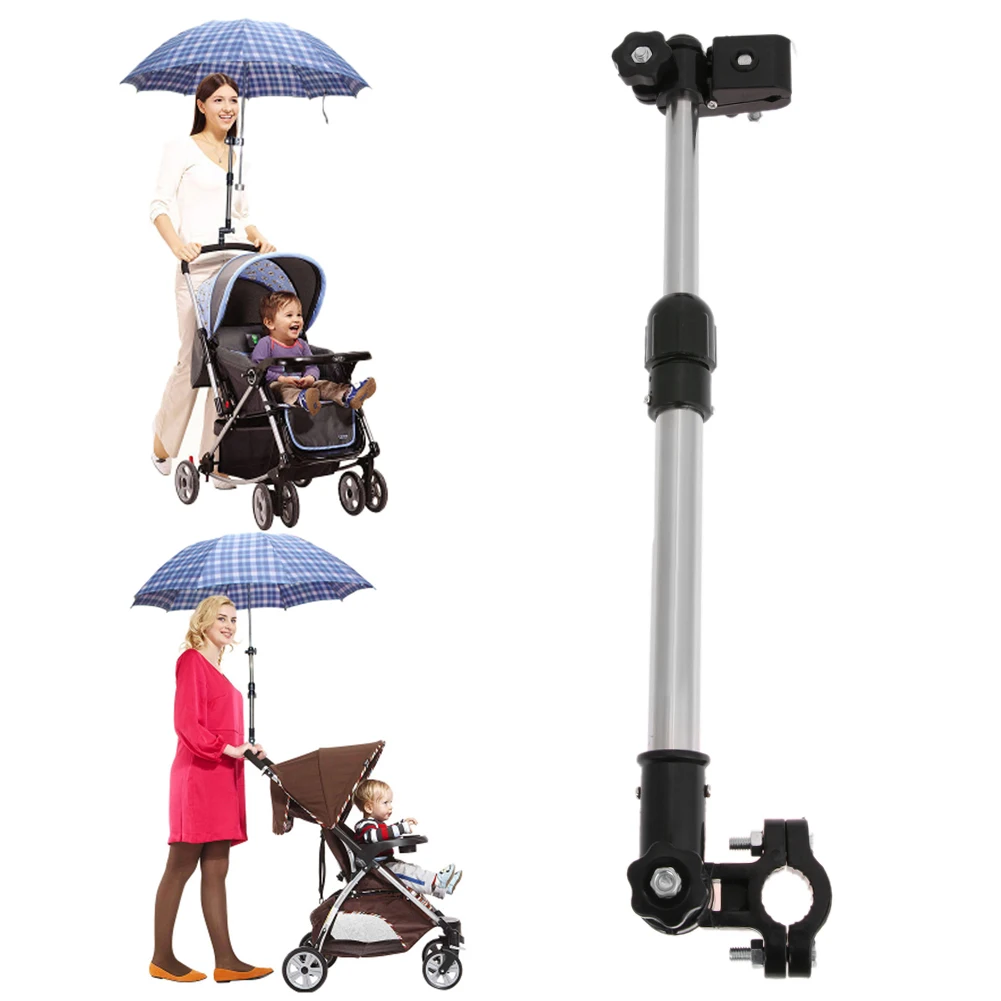 

Baby Stroller Umbrella Holder Adjustable Baby Cart Parasol Shelf Cycling Bike Umbrellas Bracket Mount Stand Stroller Accessories