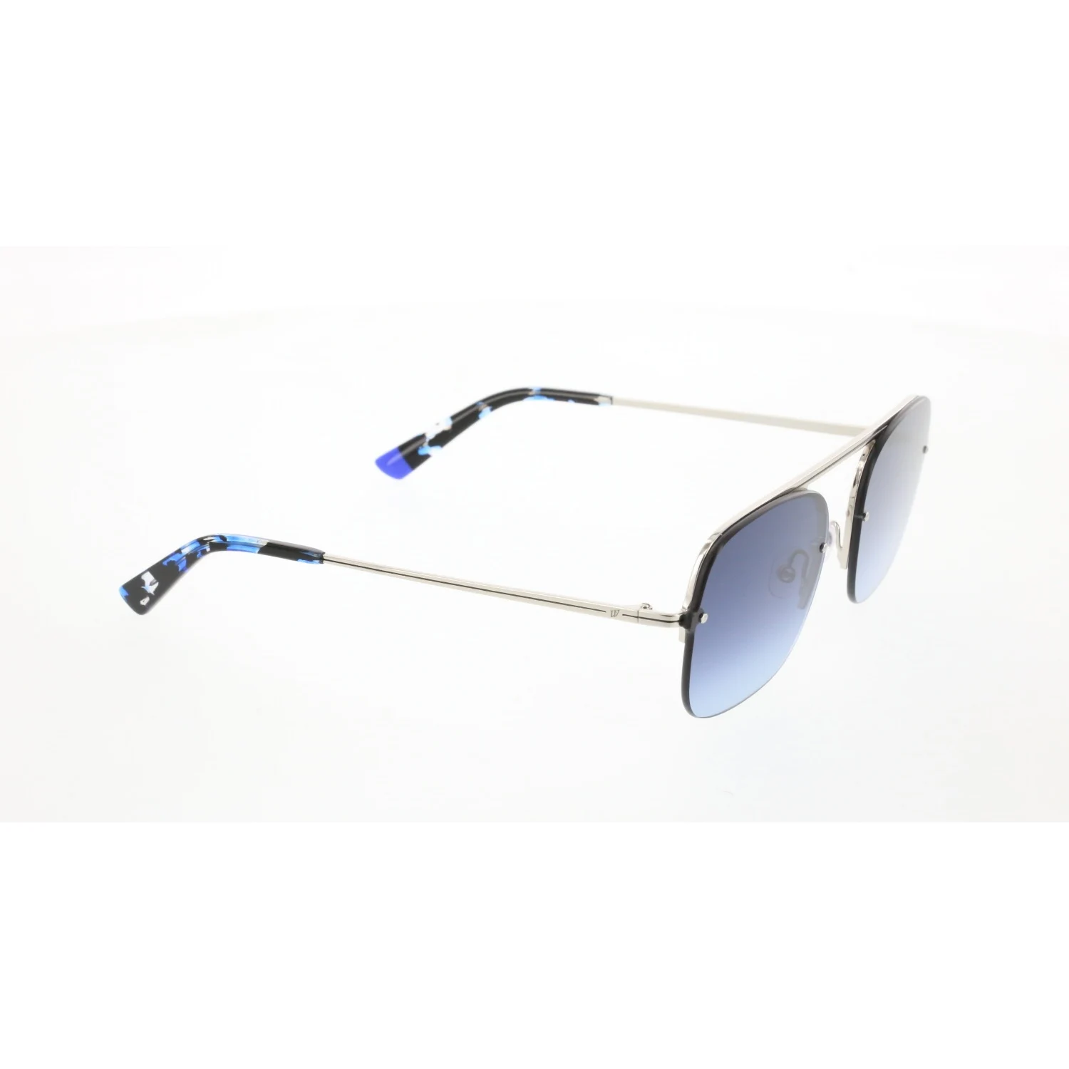 

Men's sunglasses w 0275 16w metal silver organic square square 57-19-145 web