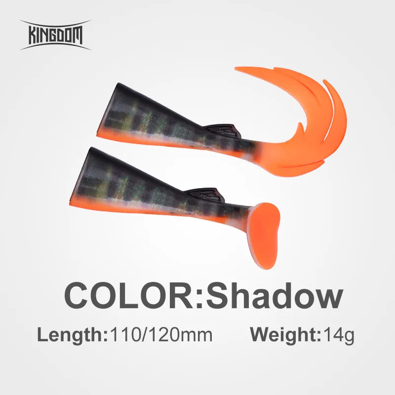 14g-03-WB Kingdom GEMINI рыболовные приманки 14 г 28 г 41 г тонущие воблеры ABS корпус с мягким Т-хвостом и пламенным хвостом плавающие приманки Мягкая приманка для щуки - Цвет: 14g-03-WB