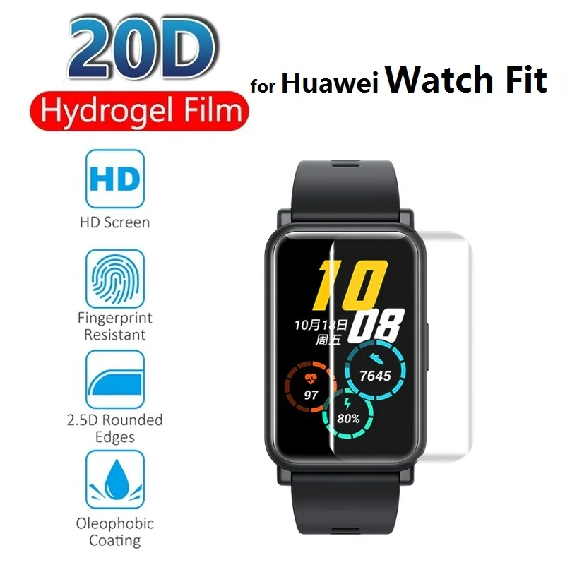 

Protective Hydrogel Film for Huawei Watch Fit Screen Protector for Huawei Watch Fit (Not Glass) Protection Film Foil