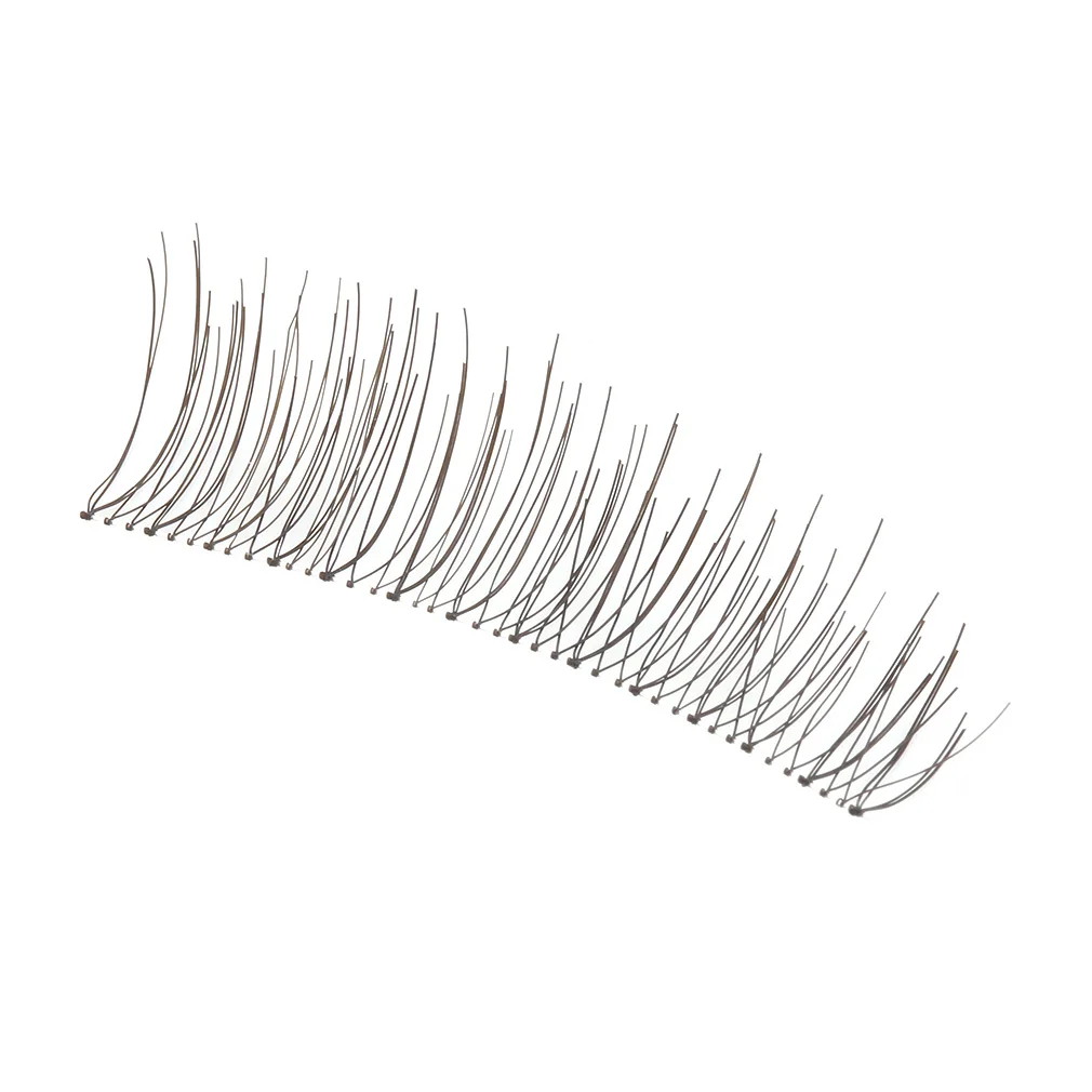 10 Pairs Reusable Handmade Fake False Eyelash Lashes Natural Transparent Stem Black Korean Style Professional Make-up 10 Pairs Reusable Handmade Fake False Eyelash Lashes Natural Transparent Stem Black Korean Style Professional Make-up