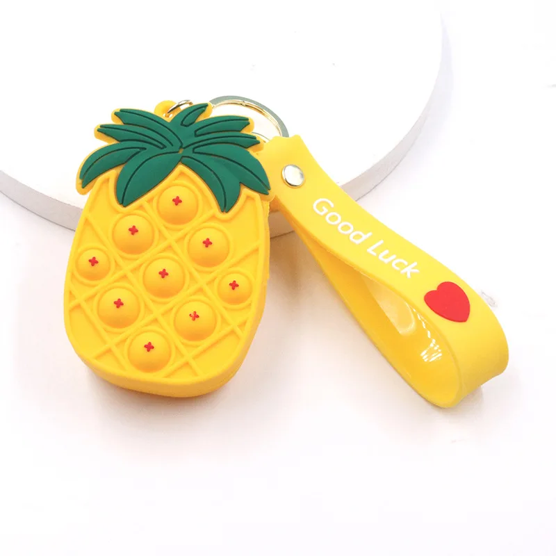 New Popit Mini Money Wallet Fingertip Toys Push Bubble Popite Pendant Bag Hot Sale Adult Decompression Toys Children Anti-Stress