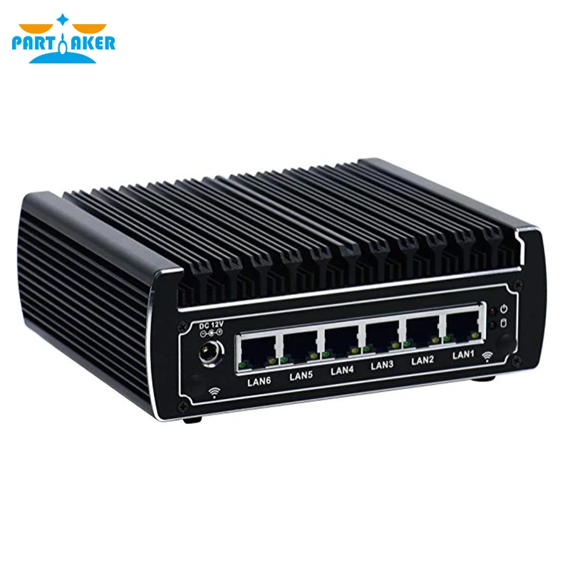 Безвентиляторный мини ПК Pfsense x86 parguardian I7 Intel Celeron 3865U 6 * Lans DDR4 linux брандмауэр