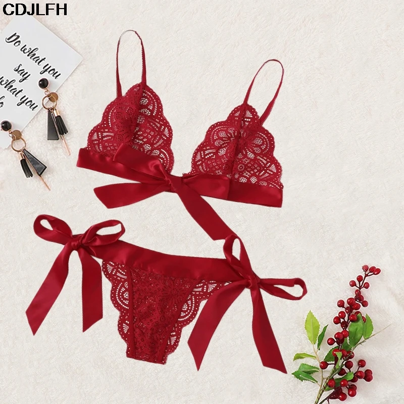 Женские удобные бюстгальтеры 2 шт. тонкие во французском стиле с v образным