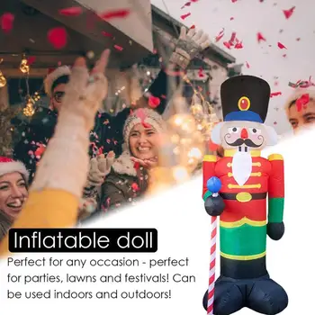 

TWISTER.CK 2.4m Inflatable Modeling Props for Outdoor Garden Mall Hotel Christmas Decoration