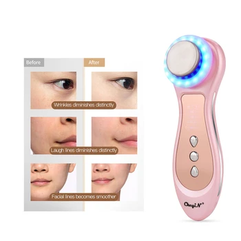

Warmly Electric Facial Massager Ultrasonic Cleaner Face Massage Anti-aging Machine Wrinkle Removal Skin Lifting Beauty Device