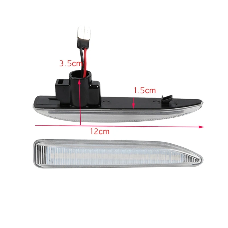 2 шт. Автомобильные светодиодные, боковые, габаритные фонари, поворотник, светильник, боковой повторитель, лампа для BMW 7 серии E65 E66 E67 E68