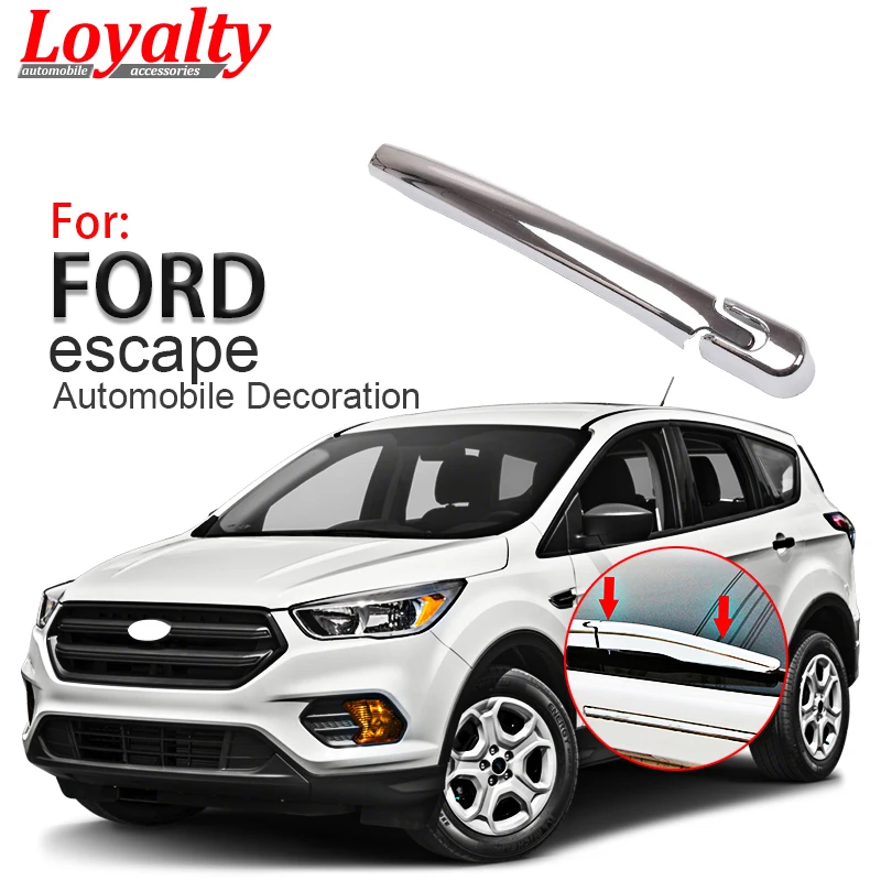 Fidelity para Ford Kuga Escape 2013 2017, cubierta de limpiaparabrisas ventana trasera, embellecedor ABS, accesorios para coche, productos|auto accessories|car stylingrear window - AliExpress