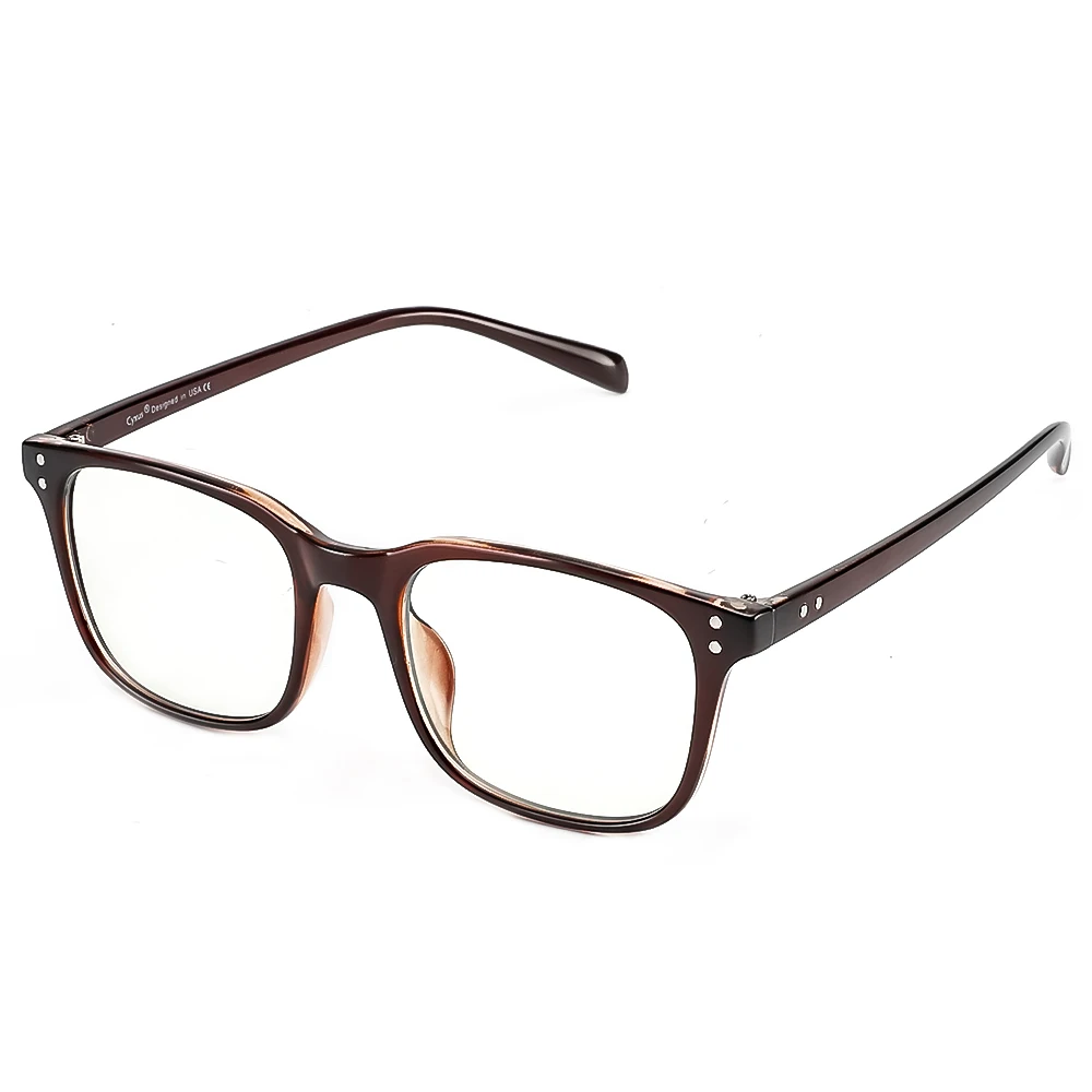 

Cyxus Anti Blue Light Computer Glasses TR90 Frame for Blocking UV Headache [Anti Eye Eyestrain] Unisex -8183