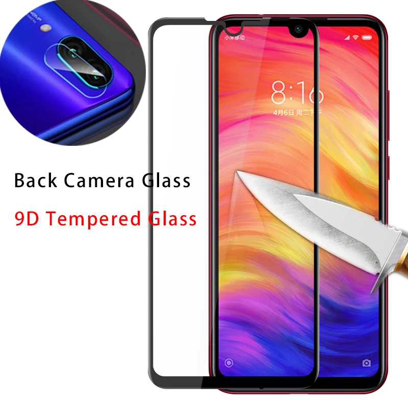 2IN1 Camera Lens Glass for Redmi 8A 7A 6A S2 Go 9D Cover Screen Protector Tempered Glass for Xiaomi Redmi 8 7 6 Pro 5 Plus Film