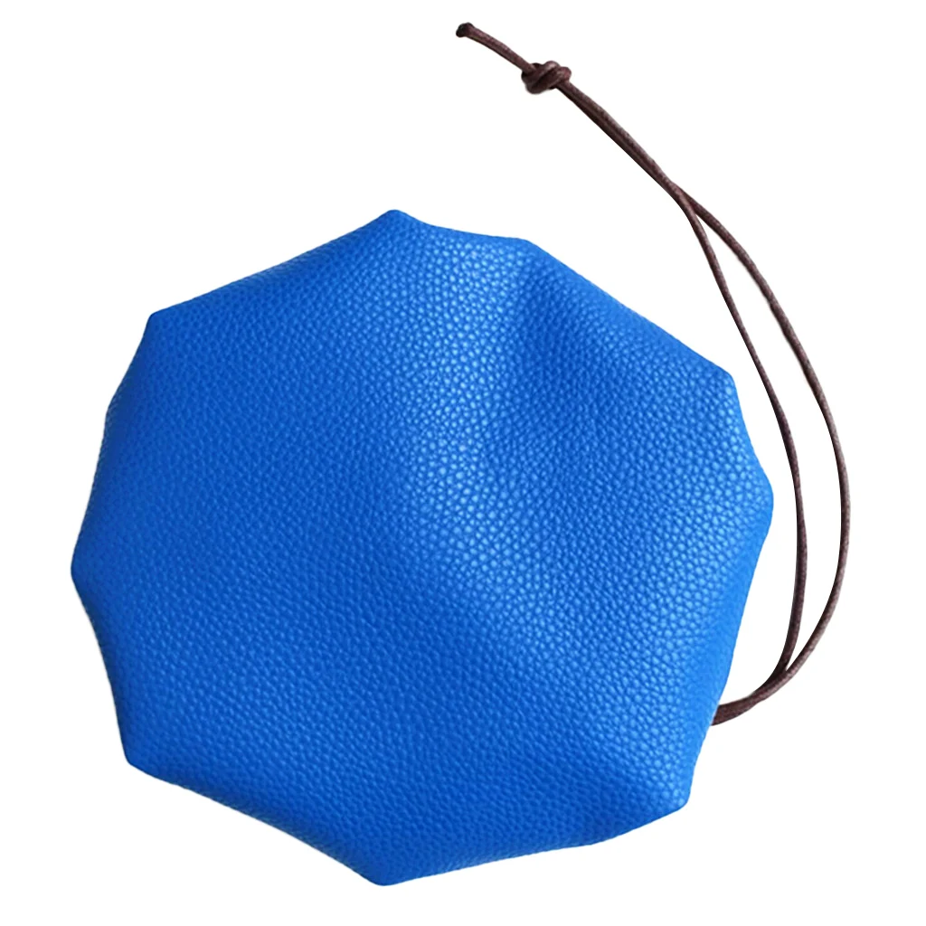 15'' Large Leather Draw String Bushcraft Tinder Storage Pouch Camping Hiking Survival Gear Organizer Holder Bag