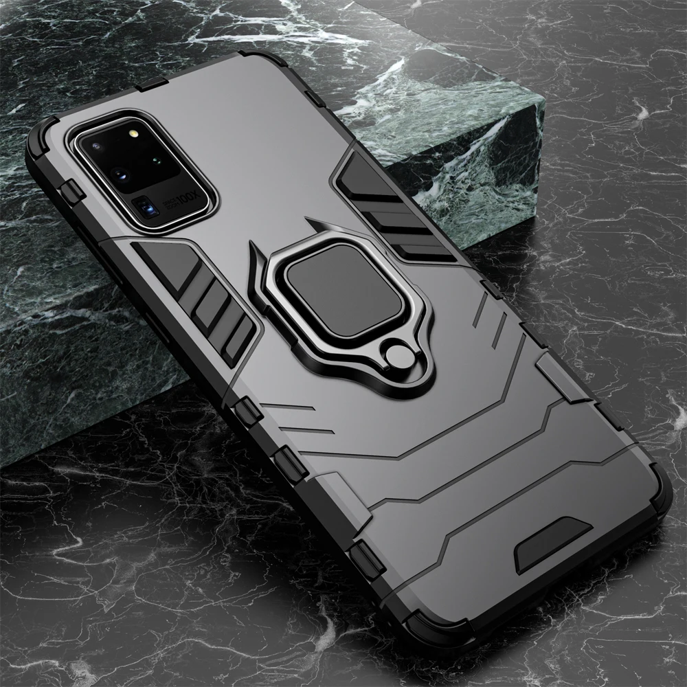 Ultimate Shockproof Armor Phone Case with Ring Holder Stand