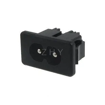 

10 Pcs Electrical Cooker Power Supply C8 Power Plug 250V 2.5A