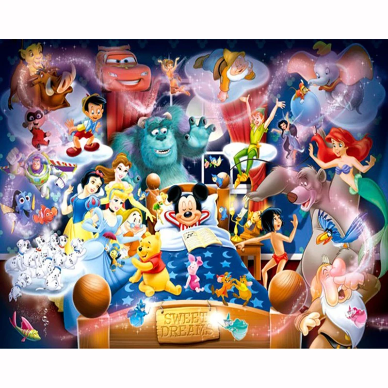 

New Arrival DIY Diamond Painting Diamond Embroidery Cartoon Character 5D Full Cross Stitch Rhinestone H