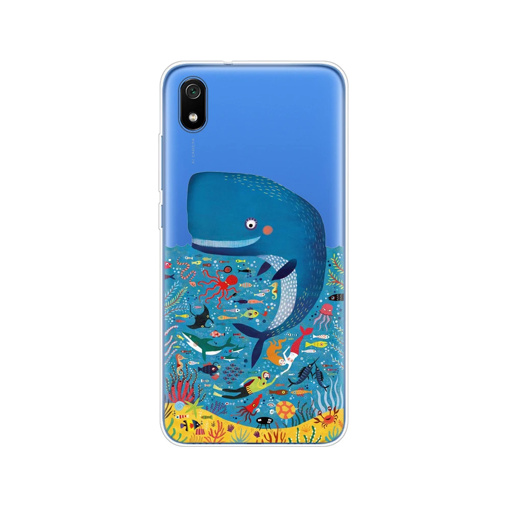 34289 Для xiaomi redmi 7a чехол Бампер Мягкий ТПУ силиконовый чехол на заднюю крышку для redmi 7 a copa hongmi 7a телефон оболочка защитный милый - Цвет: 34289