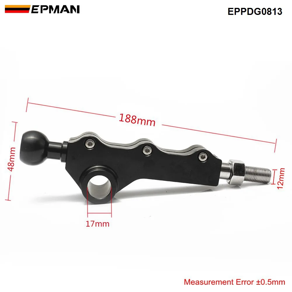 EPMAN для Subaru WRX STI 2008-2013 Алюминий Регулируемая короткая высота/Throw Shifter Racing EPPDG0813