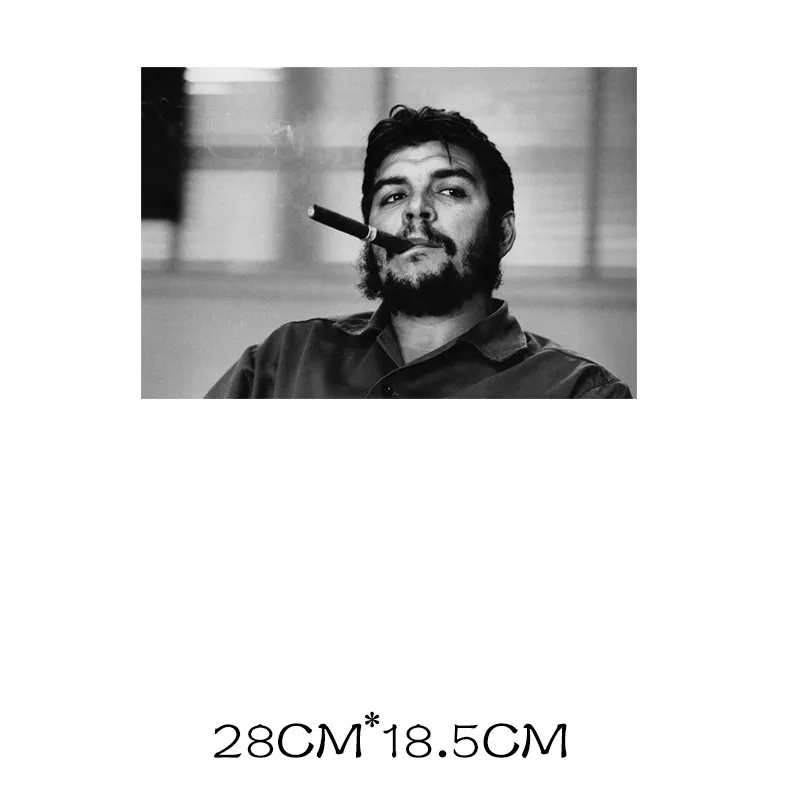 Ernesto Guevara нашивки рок-дух полосы термо-Стикеры для одежды на одежду приклеенные железные частички для одежды цветок аппликация на заказ - Цвет: a