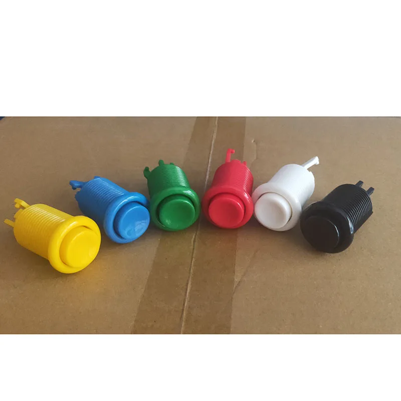 

50pcs Arcade 28mm American Push Button Multicade MAME Jamma Game Long Switch Mult-color with microswitch