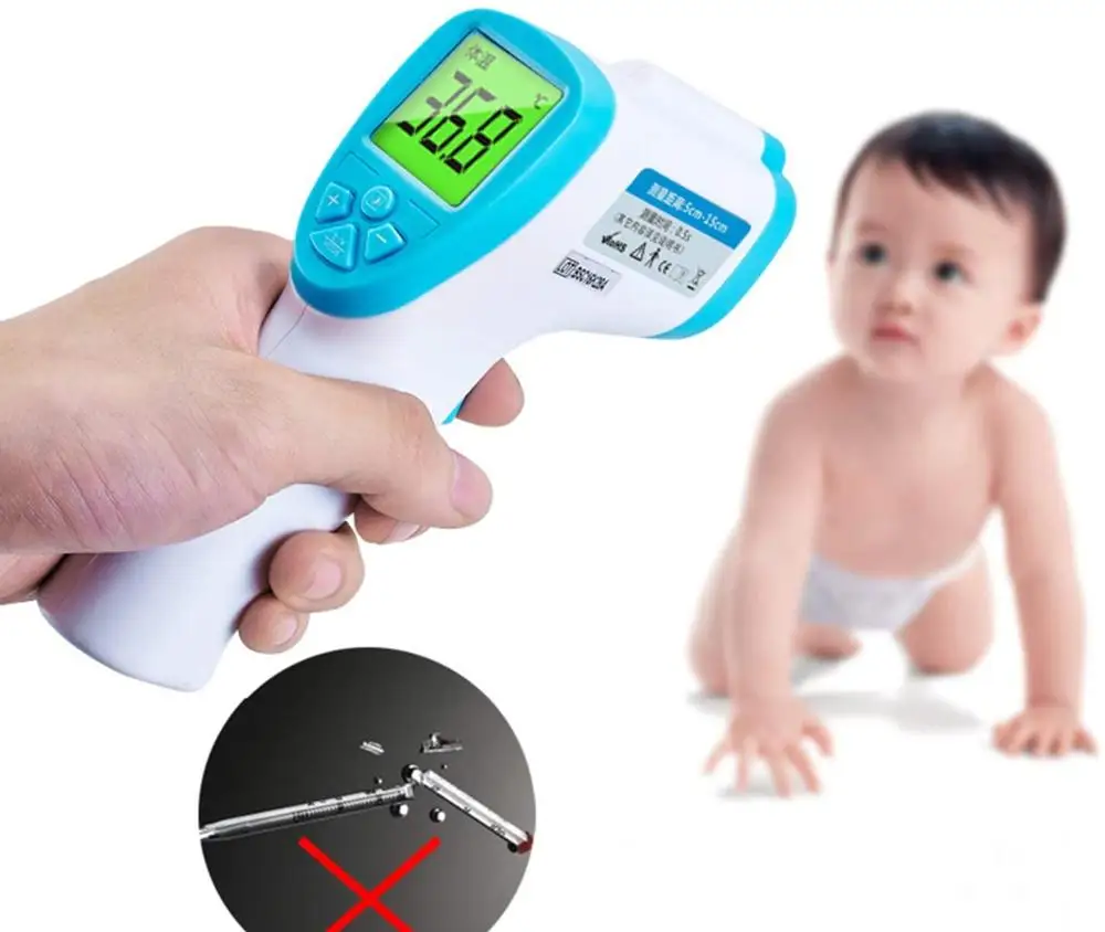 

Infrared Gun Thermometer Non-Contact Fever body Lcd Digital thermometer fever digital measurement tool